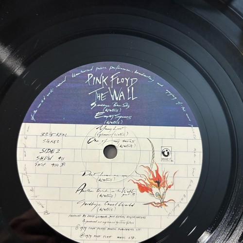 PINK FLOYD - THE WALL EX/EX+ DOUBLE VINYL LP / LYRIC INNERS / FIRST PRESSING - Picture 13 of 24
