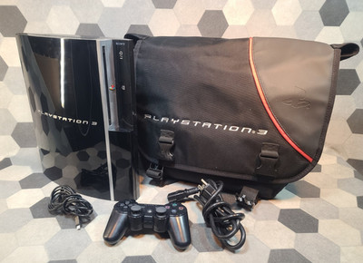 Sony PlayStation 3 40GB Fat Console PS3 Bundle CECHG01 + games, Controller, bag