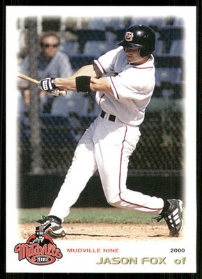 2000 Grandstand Mudville Nine JASON FOX RC BREWERS YORK PA | eBay