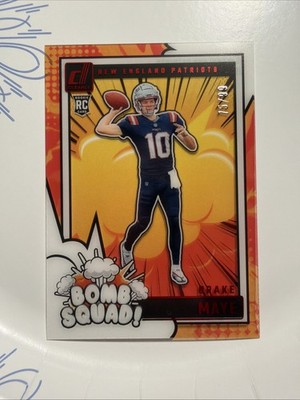 2024 Panini Clearly Donruss - Drake Maye Bomb Squad /99