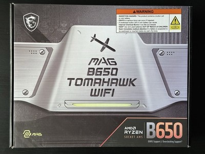 MSI MAG B650 TOMAHAWK WIFI AM5 AMD B650 SATA 6Gb/s DDR5 Ryzen ATX Motherboard