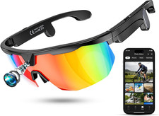 Smart Glasses with 4K HD Anti-Shake Camera & 3D Stereo Speakers | Polarized UV40