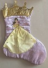 Disney Belle 16" Stocking with 3-D dress effect New without tags — photo 1