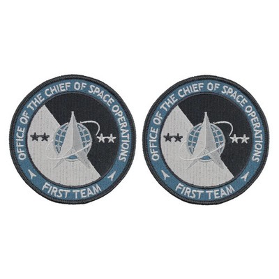 Space Force Patch Office of the Chief of Space Operations with hook: First Team