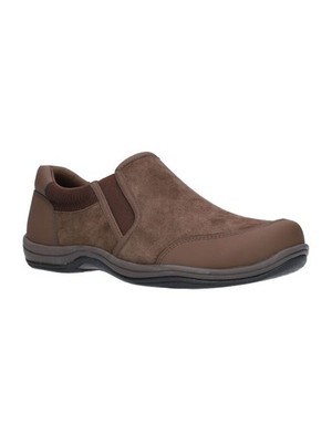 EASY STREET SPORT Womens Brown Tw Infinity Leather Flats 5.5 N
