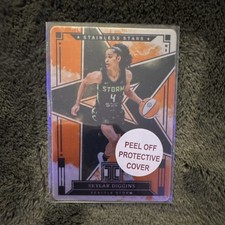2025 Panini Impeccable WNBA Skylar Diggins-Smith #20 Stainless Stars Orange /25