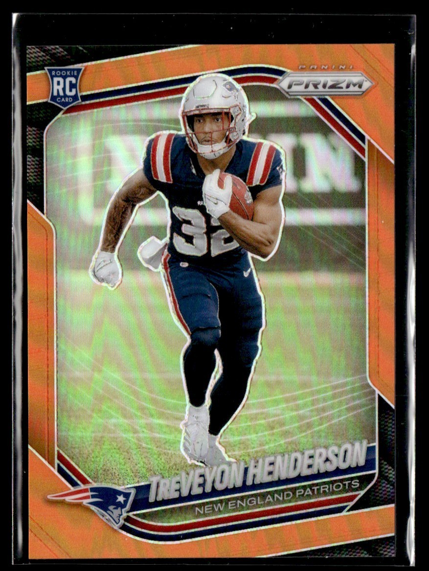 2025 Panini Prizm Orange TreVeyon Henderson RC 233/249 #343