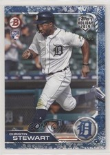 2019 Topps Holiday Bowman White Snow 42/50 Christin Stewart #TH-CST s7f