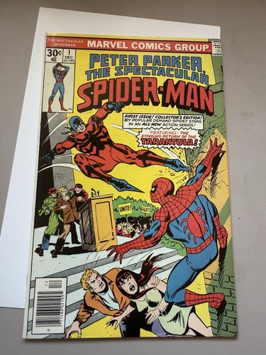 Peter Parker The Spectacular Spider-Man 1. 1976. Schlüsselausgabe. 8,0 sehr guter Zustand