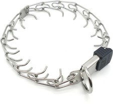 USED-Herm Sprenger Stainless Steel Prong Dog Training Collar w/Buckle 16"x2.25mm