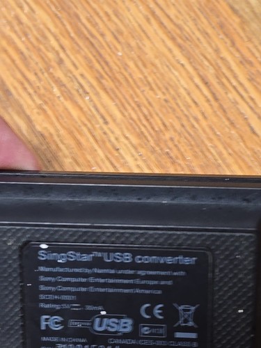 SingStar Adattatore Microfono per Sony Playstation PS3 Convertitore USB SCEH-0001 - Foto 5 di 9