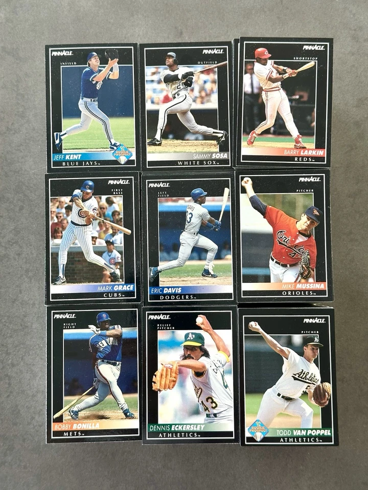 批量 (1,880) 1992 年 Pinnacle 棒球卡 + 明星、名人堂成员、新秀 — 第 2/4 张图片