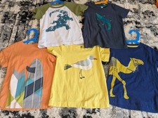 Tea Collection Boys Size 4 Lot Of 5 T shirts