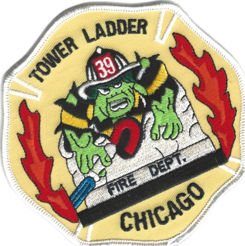 ILLINOIS - Chicago Fire Department Tower Ladder 39 patch