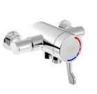 Bristan Opac Thermostatic Exposed Shower Valve Lever Handle - Chrome