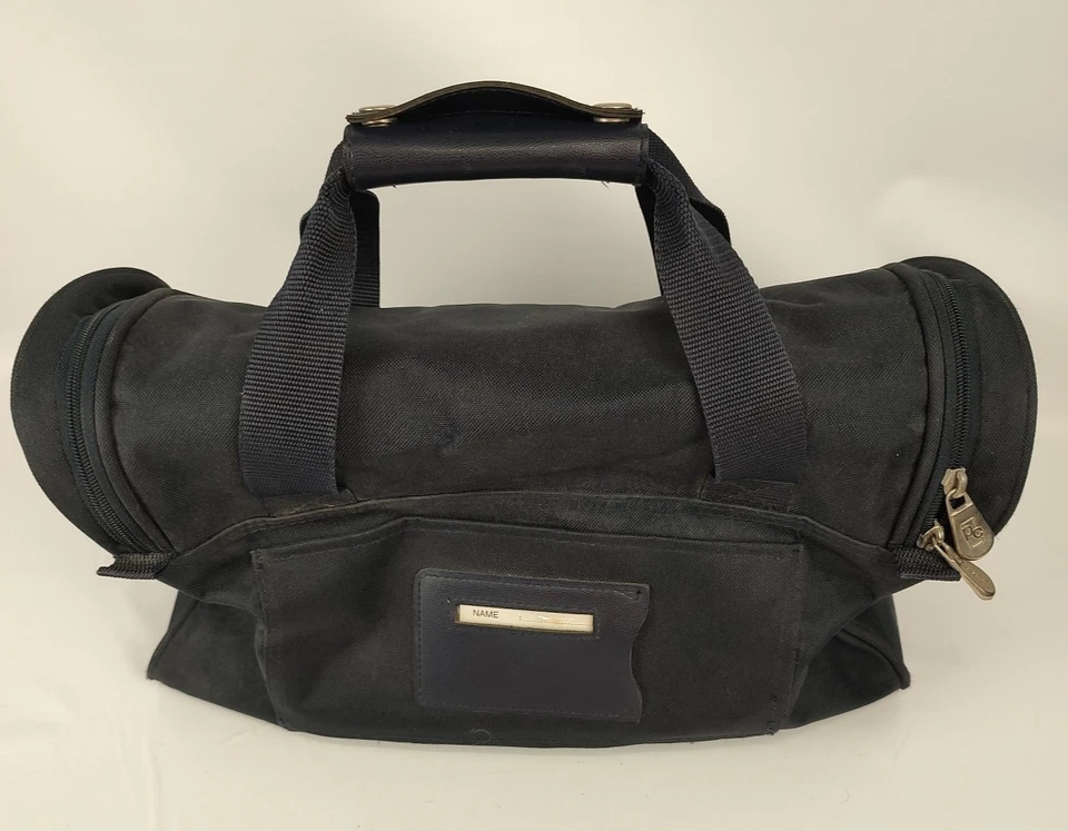 Bolso de viaje Pierre Cardin para pasar la noche azul marino ranura de identificación 16 pulgadas Foto 4 de 4