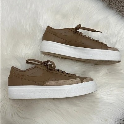 Size 8.5 - Nike Blazer Platform Low Dark Driftwood W