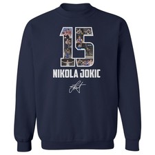 Collage 15 Nikola Jokic-Inspired Design - Denver Fans Unisex Crewneck Sweatshirt