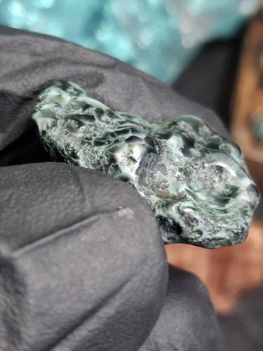 Polished Michigan Isle Royale Greenstone Chlorastrolite Gem Lot 17.7g Big Stones - Picture 10 of 22