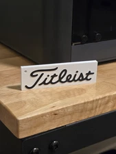 3d Printed Titleist Golf Bag Tag