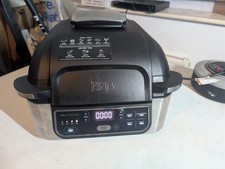 Ninja Foodi Health Grill & Air Fryer - Black/Silver (AG301UK) - Tested Working