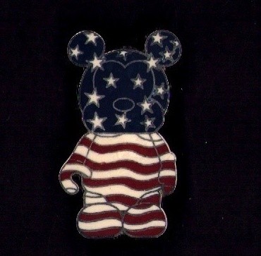 Disney American Flag Vinylmation Lanyard Pin Disney Trading Pins Pin