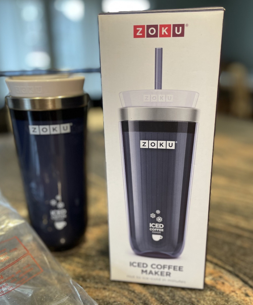 Blue Hot Coffee To Ice Cold In Minutes