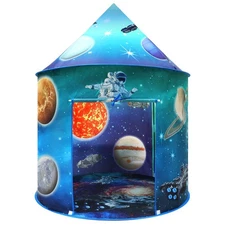 Space World Play Tent Pop Up Kids Indoor Sensory Playhouse Children Foldable ...