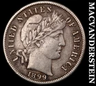 1899-S Barber Dime- Choice Extra Fine- Semi Key Better Date- No Reserve #J8941