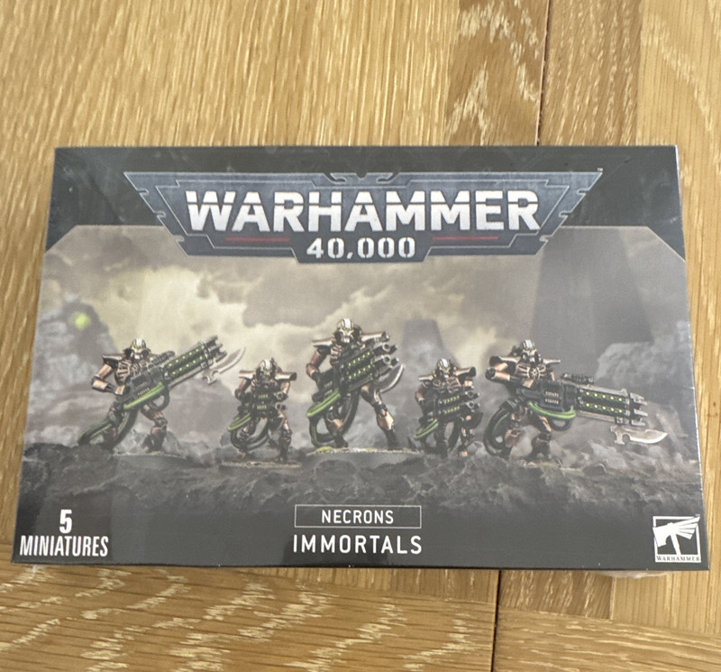 Citadel Miniatures Warhammer 40,000 Necrons Immortals 5 Miniatures 49-10