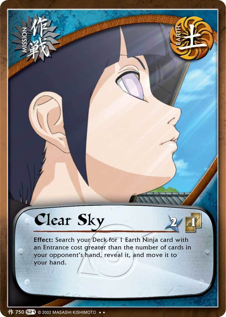 Clear Sky - M-750 - Rare - 1st Edition - Foil Shattered