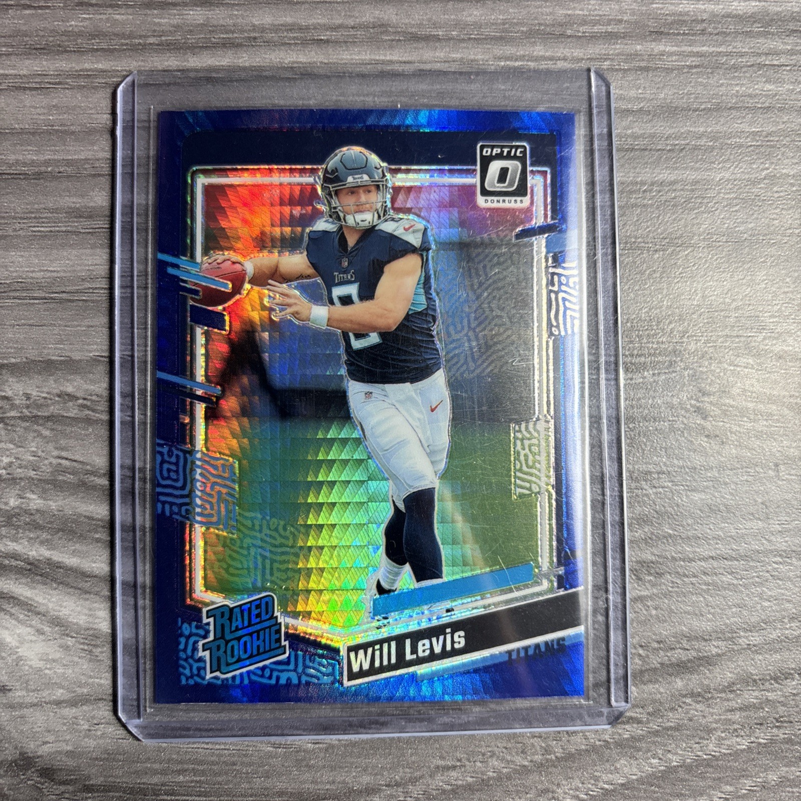 2023 Panini Donruss Optic - Rated Rookie Will Levis #298 Blue Hyper Prizm (RC)