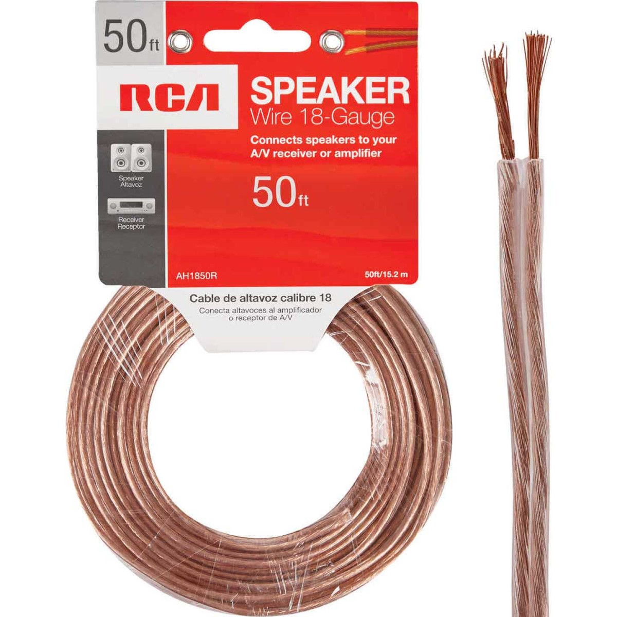 Electraline 10831 Cavo HiFi per casse altoparlanti sezione 2x0,50 ²