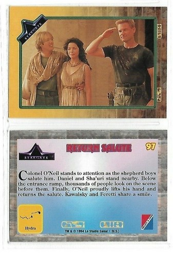 STARGATE THE MOVIE BASE / BASIC CARDS 1 TO 100 BY COLLECTOR CARD CHOOSE - Picture 118 of 122