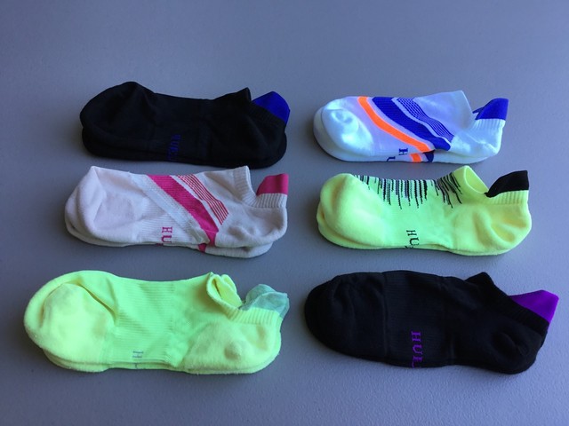 Women/'s HUE Tab Footie Socks w// Arch Support Size Medium 6 Pair Multi #322R