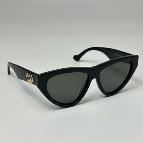 AUTHENTIC  NEW GUCCI GG1333S 001 Black Grey Women Sunglasses - Picture 2 of 11