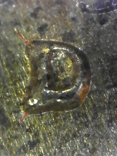 1957-D Lincoln Memorial Cent Münze - Repunched Mintmark RPM - Error Inv#E2250
