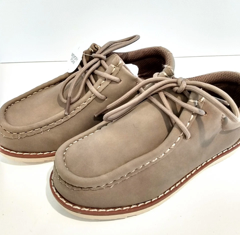 Zapatos para niños SONOMA ZEKE talla 12 beige gamuza espuma viscoelástica Foto 3 de 4