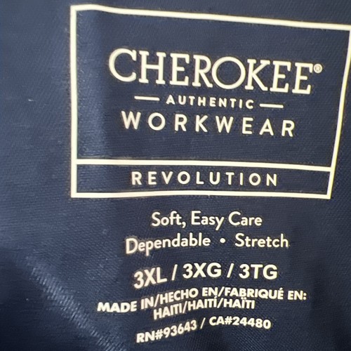 Cherokee Workwear Revolution Damen Mock Wrap Scrub Top - WW610 Größe 3XL - Bild 4 von 5