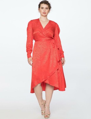 eloquii wrap dress
