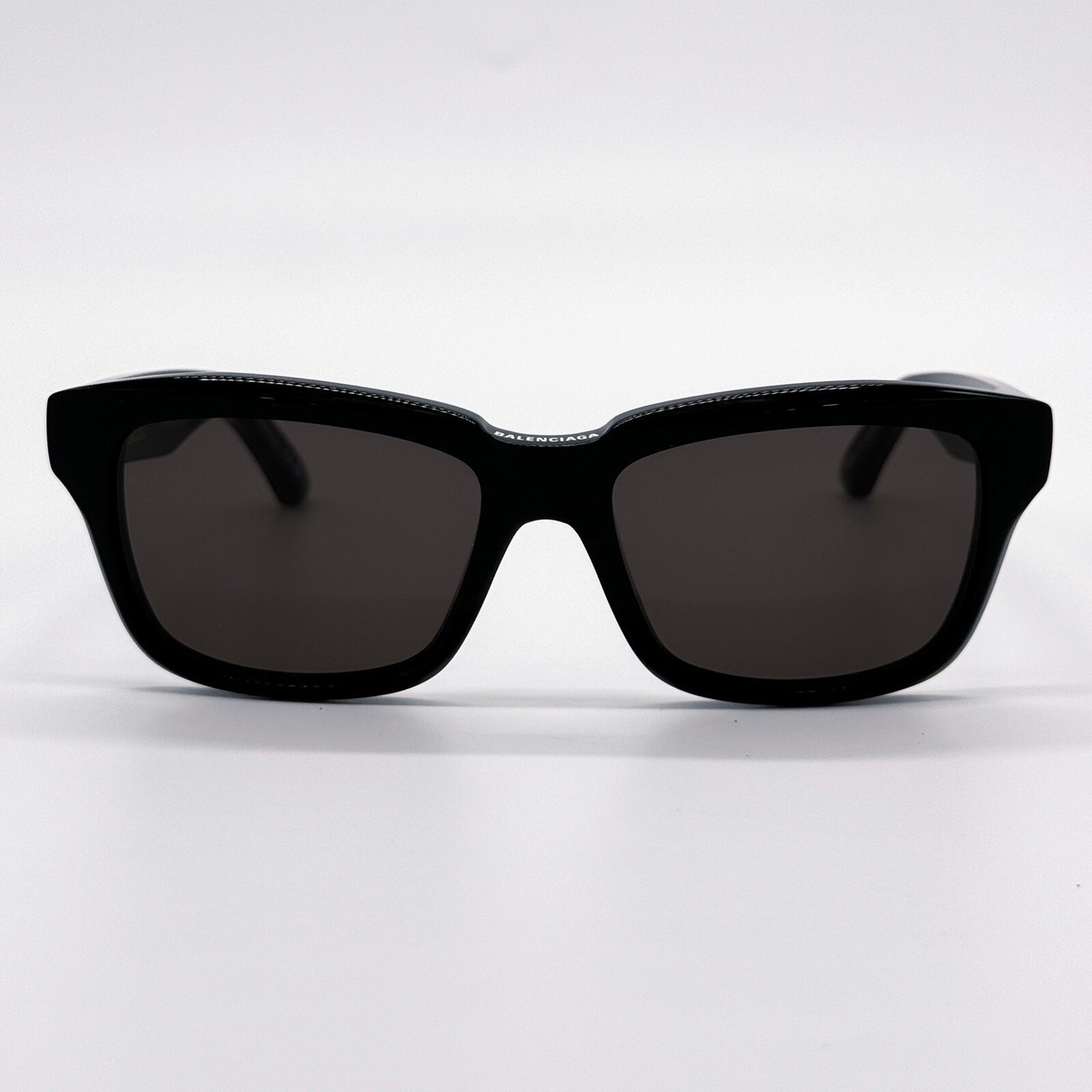 NEW BALENCIAGA BB0346S 001 SQUARE BLACK GREY UNISEX  display picture 2