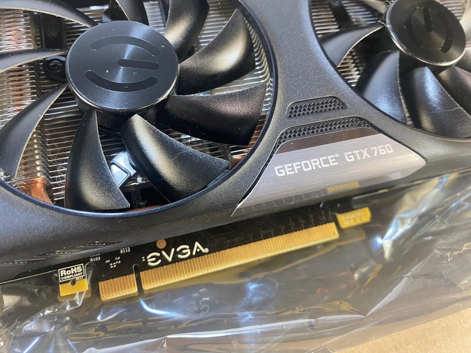 EVGA Nvidia GeForce GTX 760 SC ACX 2GB GDDR5 Graphics Card Box New - Image 4 of 4