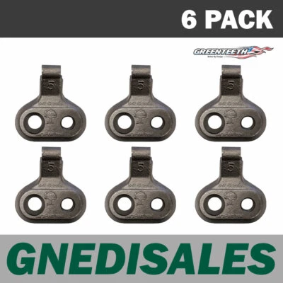 GREENTEETH® 500 Series Greenteeth Angled Pockets - 6 pack