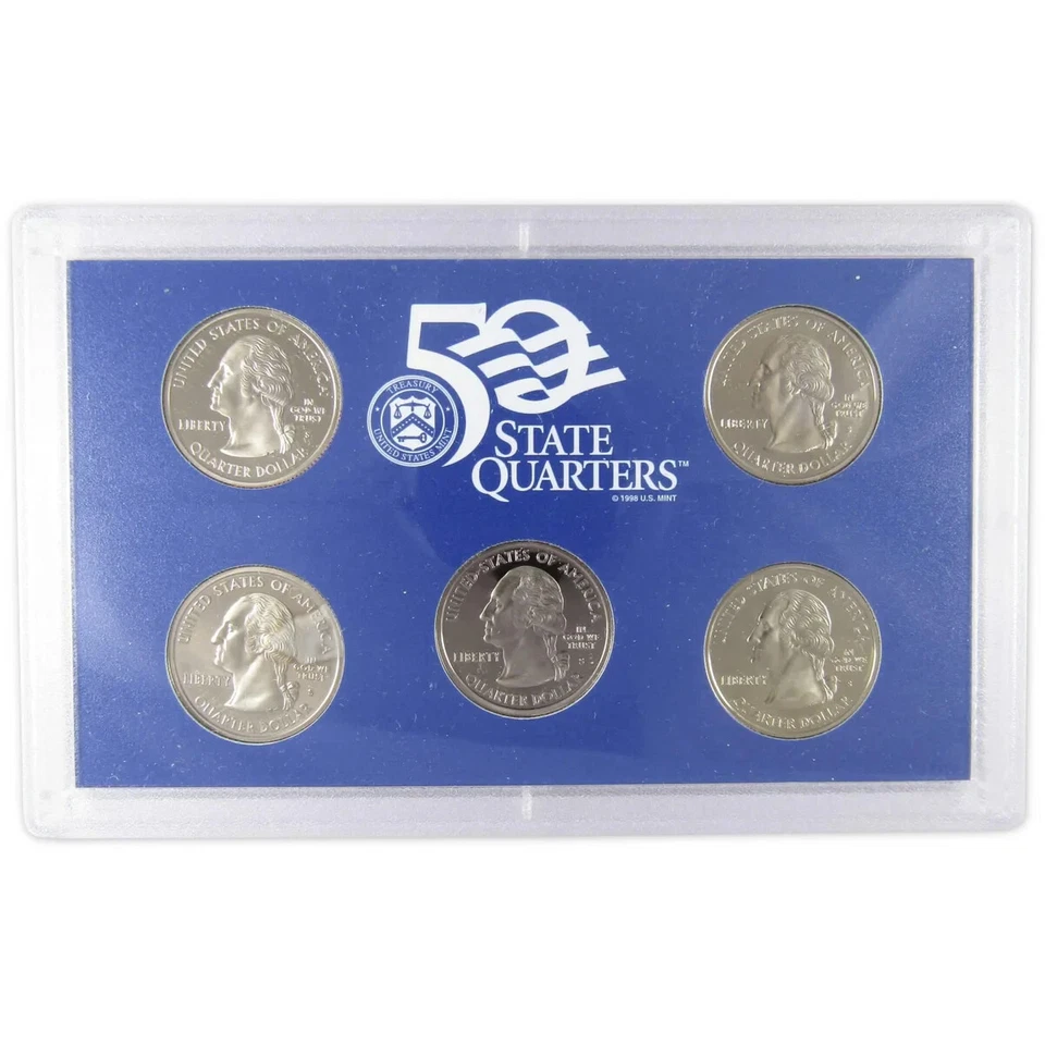 2000-S | US Mint Set | Proof | 10 Coins | COA and Box | Item # 1012 - Image 4 of 4