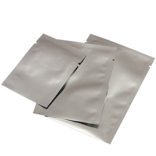 100x Silver Aluminum Foil Mylar Bag Vacuum Bags Sealer Food Storage Package SE