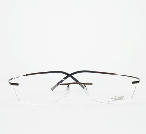 SILHOUETTE Rimless Eyeglasses 52mm 4339 40 6062 52-19-145 Brand New - Picture 3 of 9
