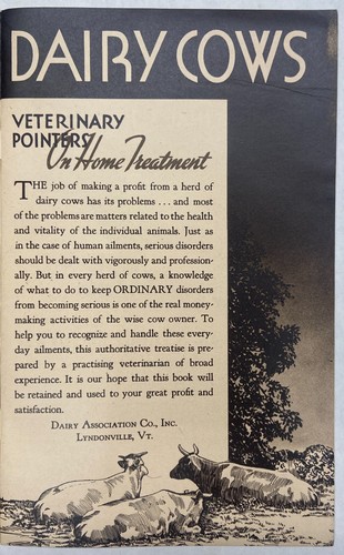 1938 - First Aid for Dairy Cows - Foto 6 di 6