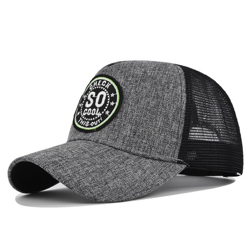 So Cool Patch Truckermütze Check Out Mesh Baseball Cap 5 Panel Unisex Mütze Sommer - Bild 12 von 22