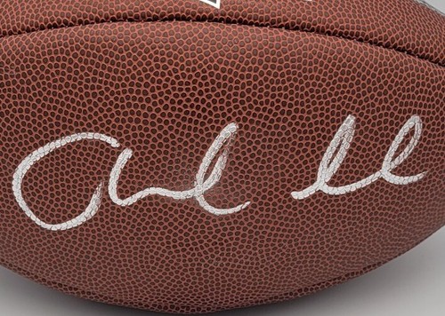 ANDREW LUCK INDIANAPOLIS COLTS STAR LEGEND QB REPLICA SIGNED FOOTBALL BECKETT - Picture 2 of 3