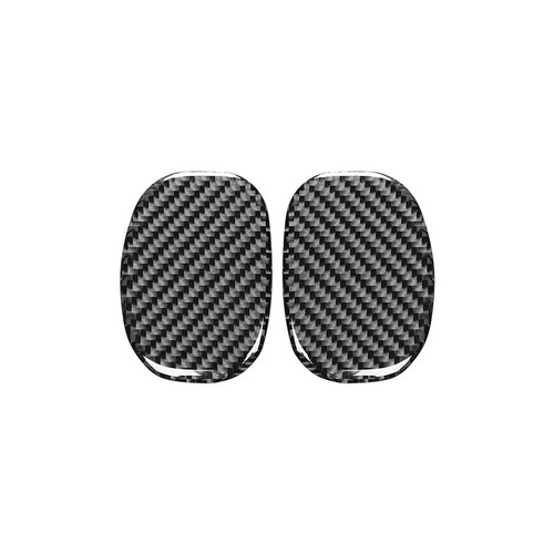 Cubierta adhesiva de manija de asiento interior de fibra de carbono 2 piezas apta para Mini Cooper F55 F56 - Imagen 6 de 10
